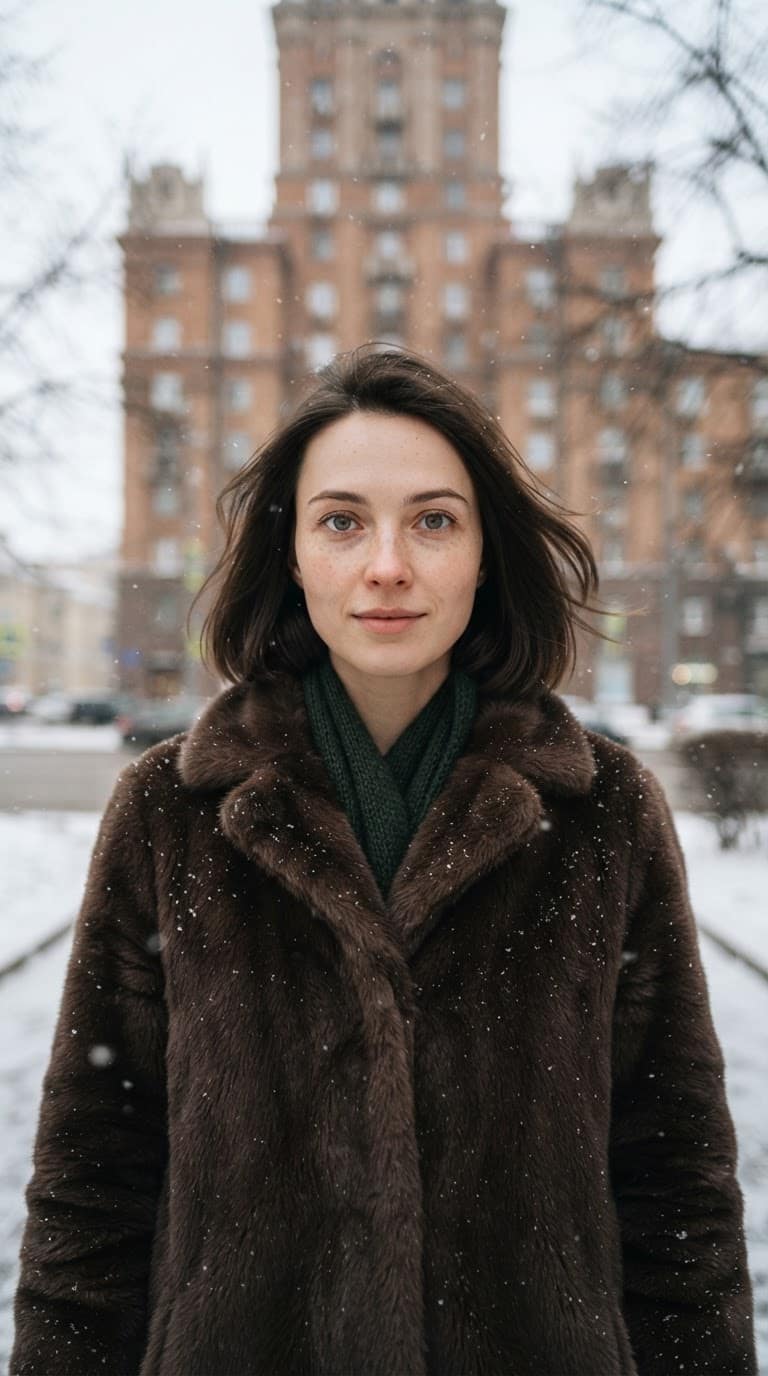 Зимний кадр · У окна